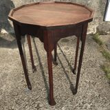 Guéridon mahogany six-foot art deco era