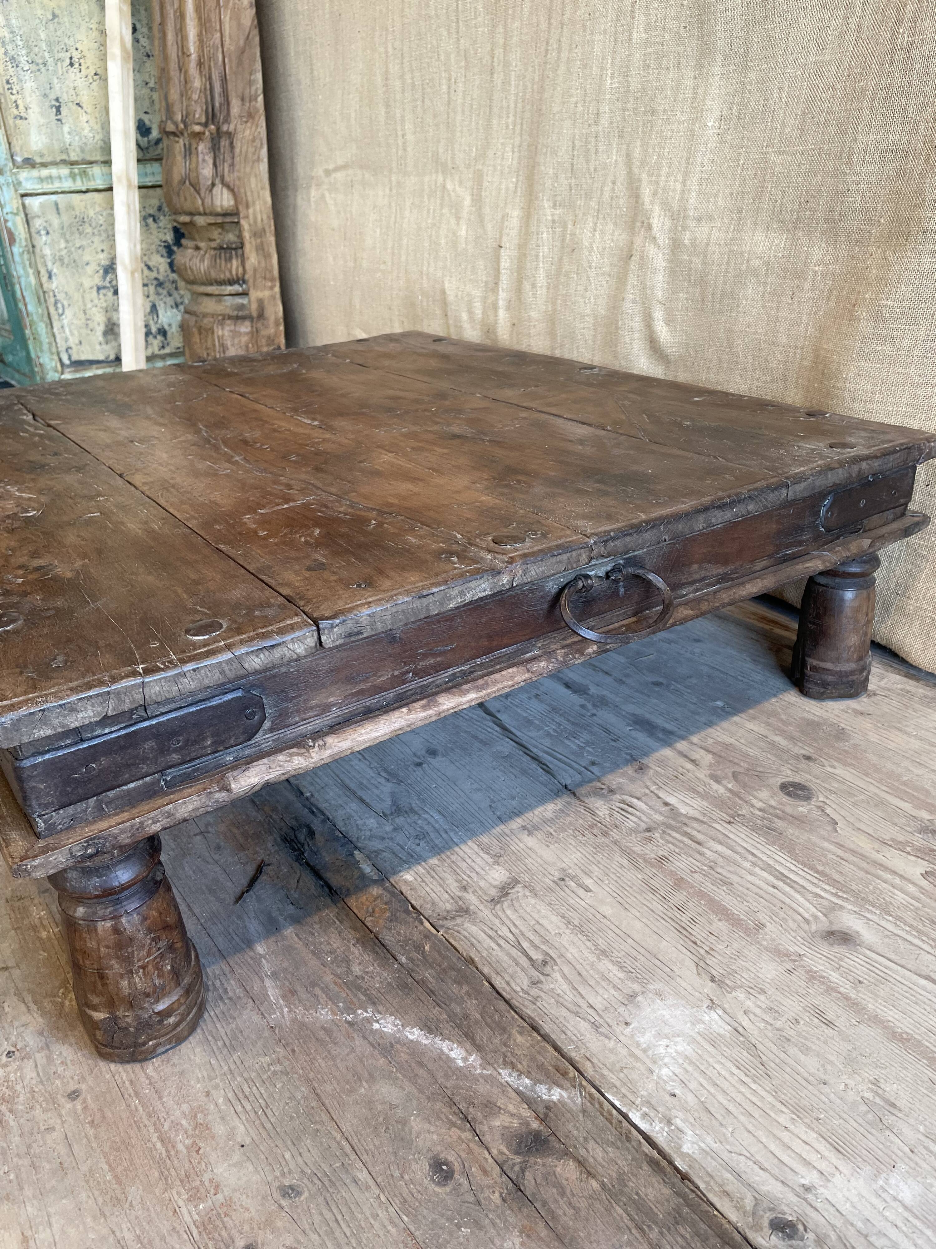 Indian wooden coffee table