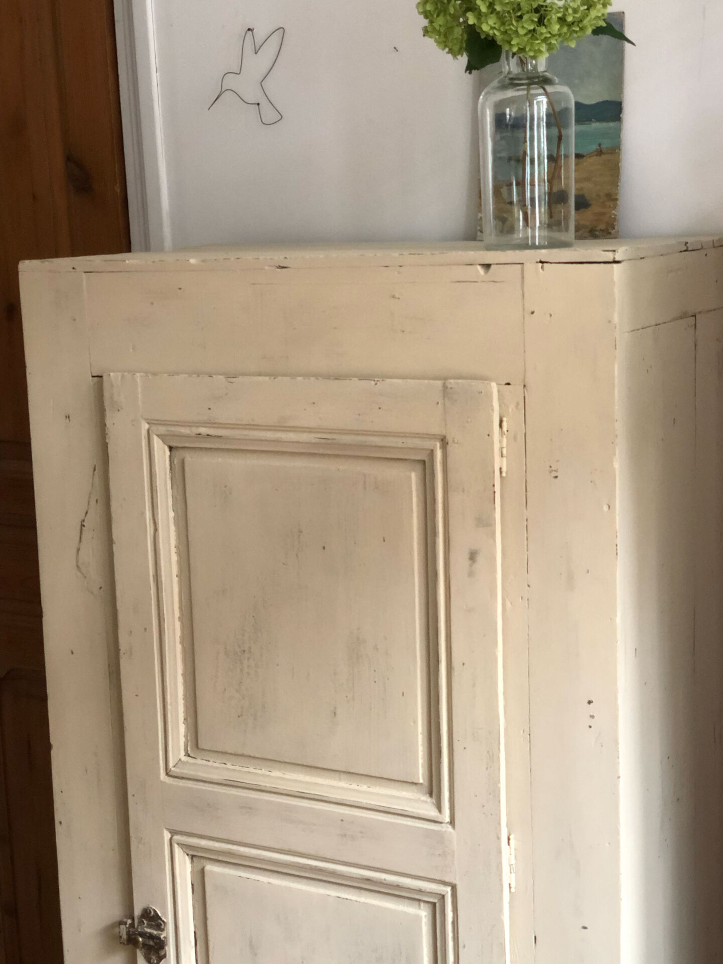 Armoire parisienne ancienne patinée