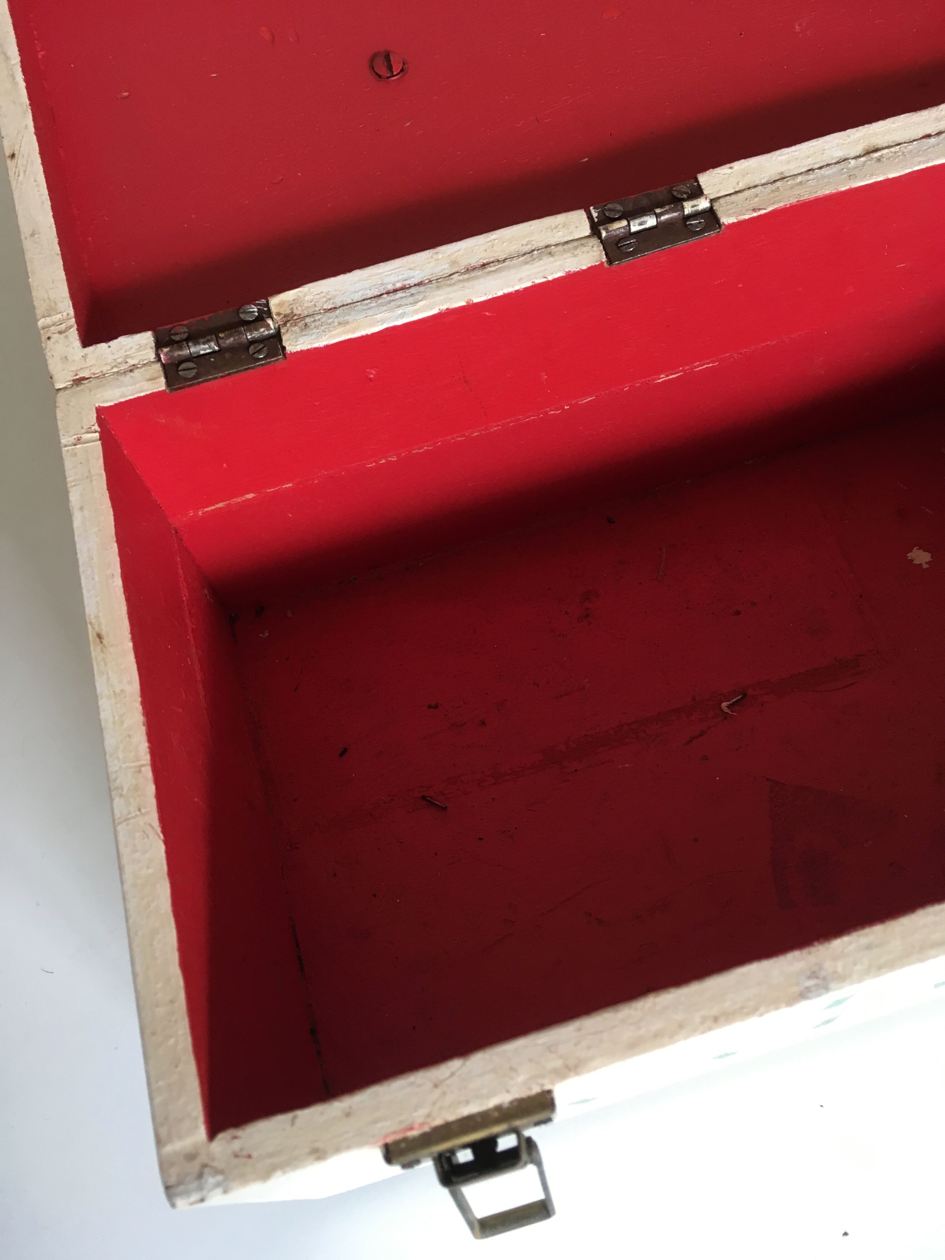 Sports pharmacy box, wooden crate 60s