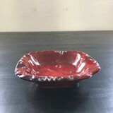 Empty burgundy red pocket