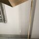 Floor lamp reading machine in vintage brass