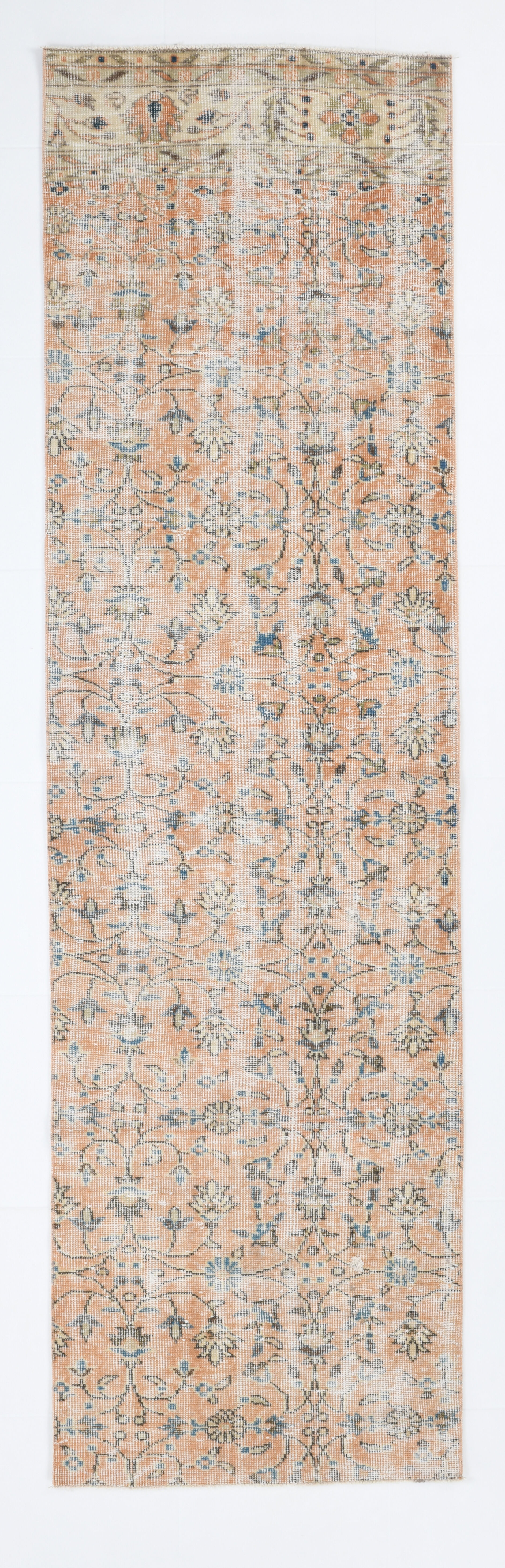 3x9 Vintage Floral Runner Rug,78x275Cm