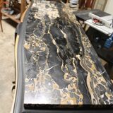 Black marble buffet