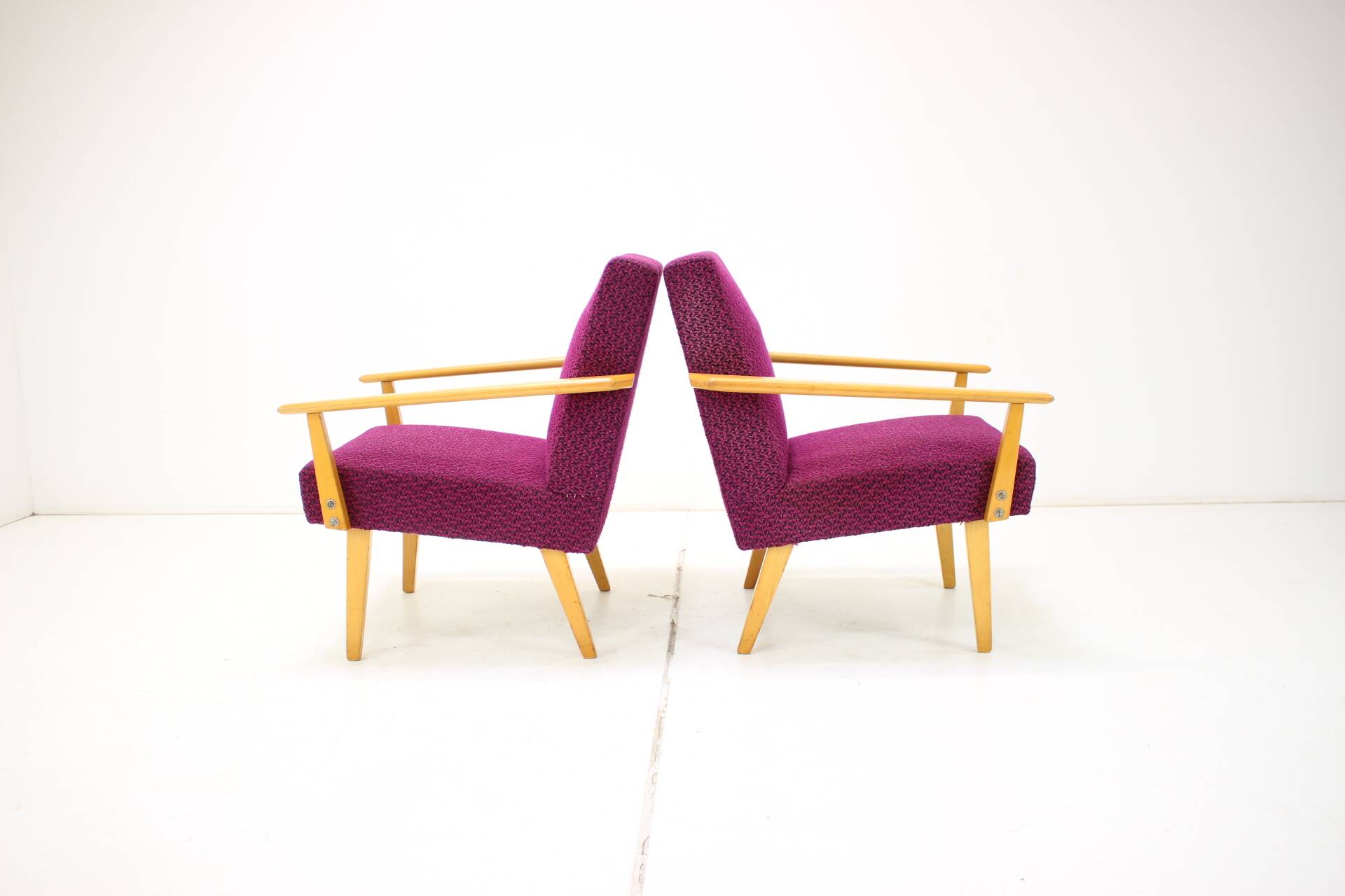 1960s Pair of Armchairs, Czechoslovakia