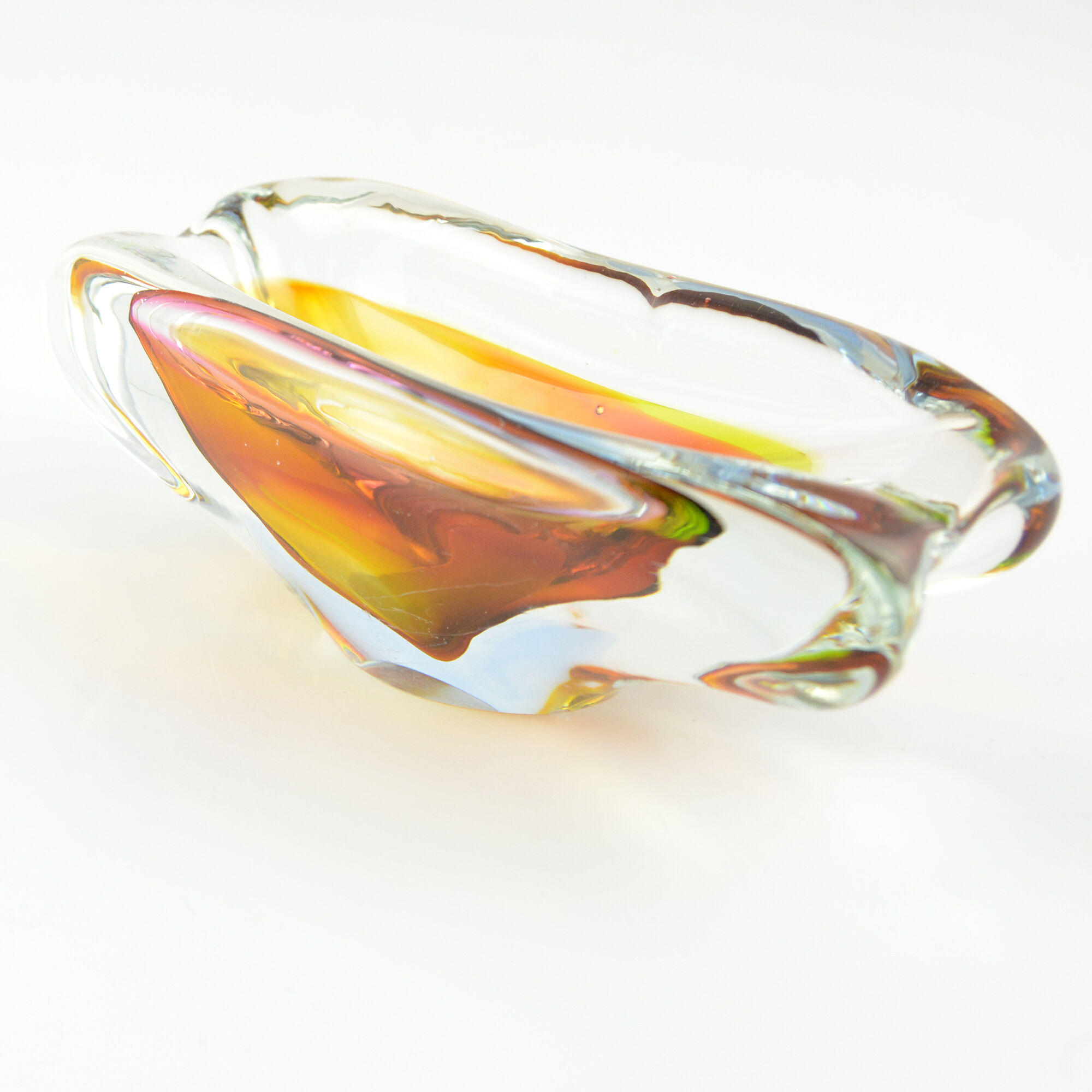 Organic ashtray designed by M. Velíšková, Czechoslovakia of the 1960s
