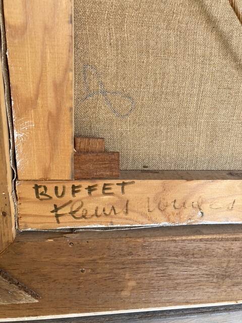 "Bernard Buffet" painting oil reproduction certified and numbered