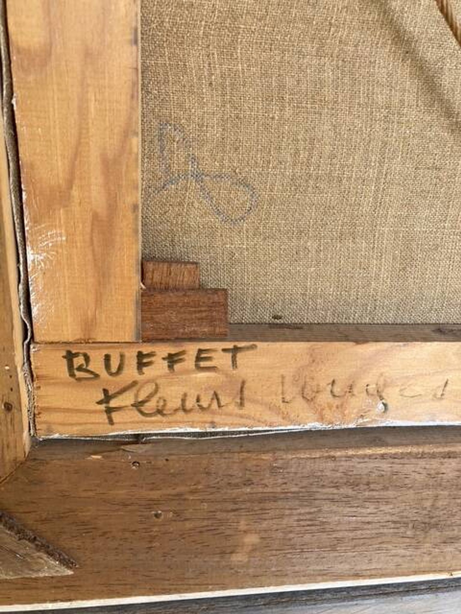 "Bernard Buffet" painting oil reproduction certified and numbered