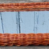 Rattan mirror 31 x 26 cm