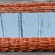 Rattan mirror 31 x 26 cm