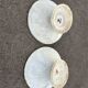 Paire de vasques diabolo jardinieres  planter fibro ciment