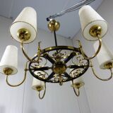 Lustre en laiton finlande 1950's