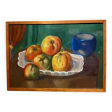 Still life with fruit signed J de Sereys and dated 1974