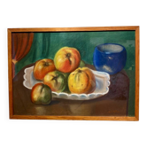 Still life with fruit signed J de Sereys and dated 1974