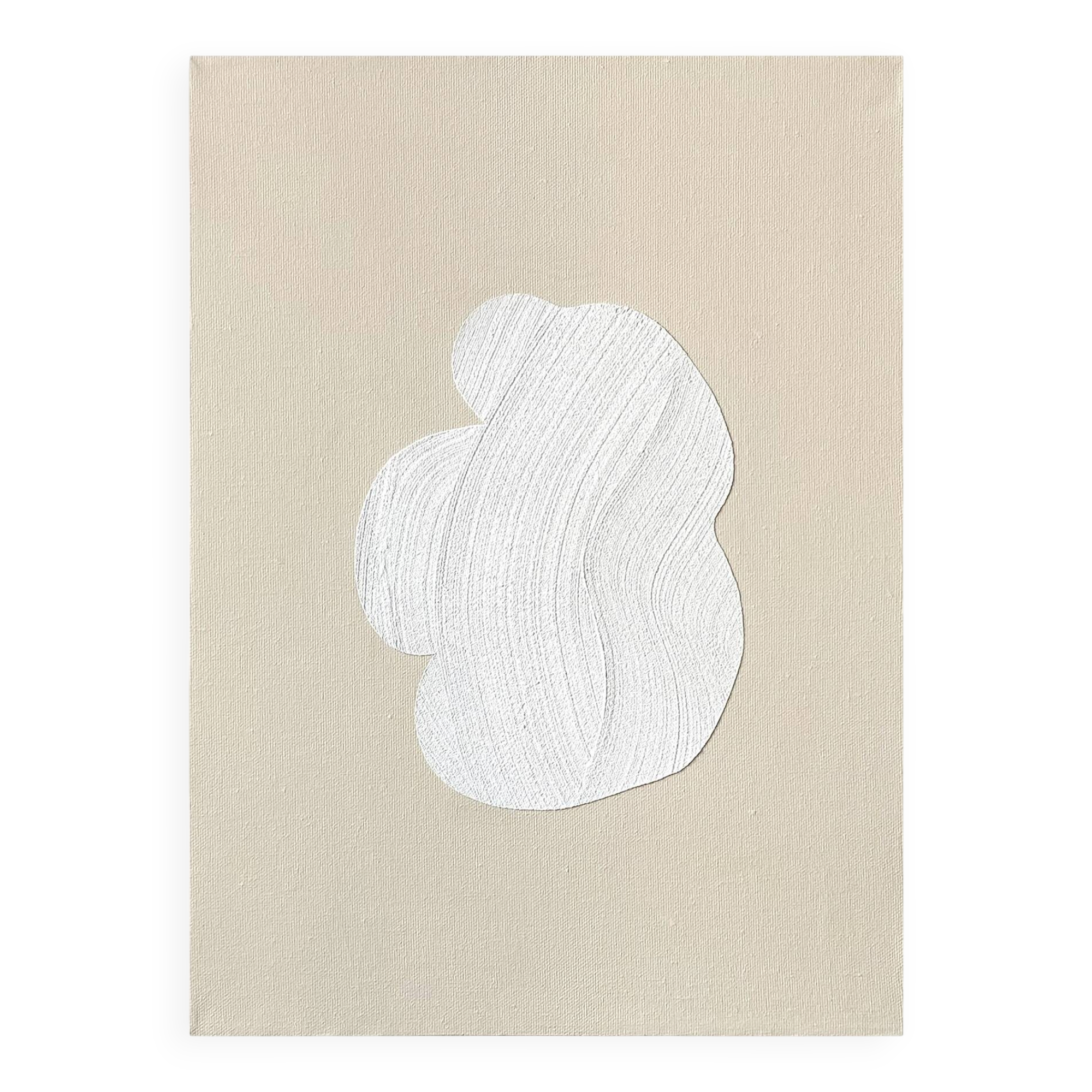 Abstract painting on canvas, 40x55cm