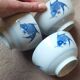 3 Chinese porcelain carp bowls