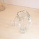 Transparent glass decanter