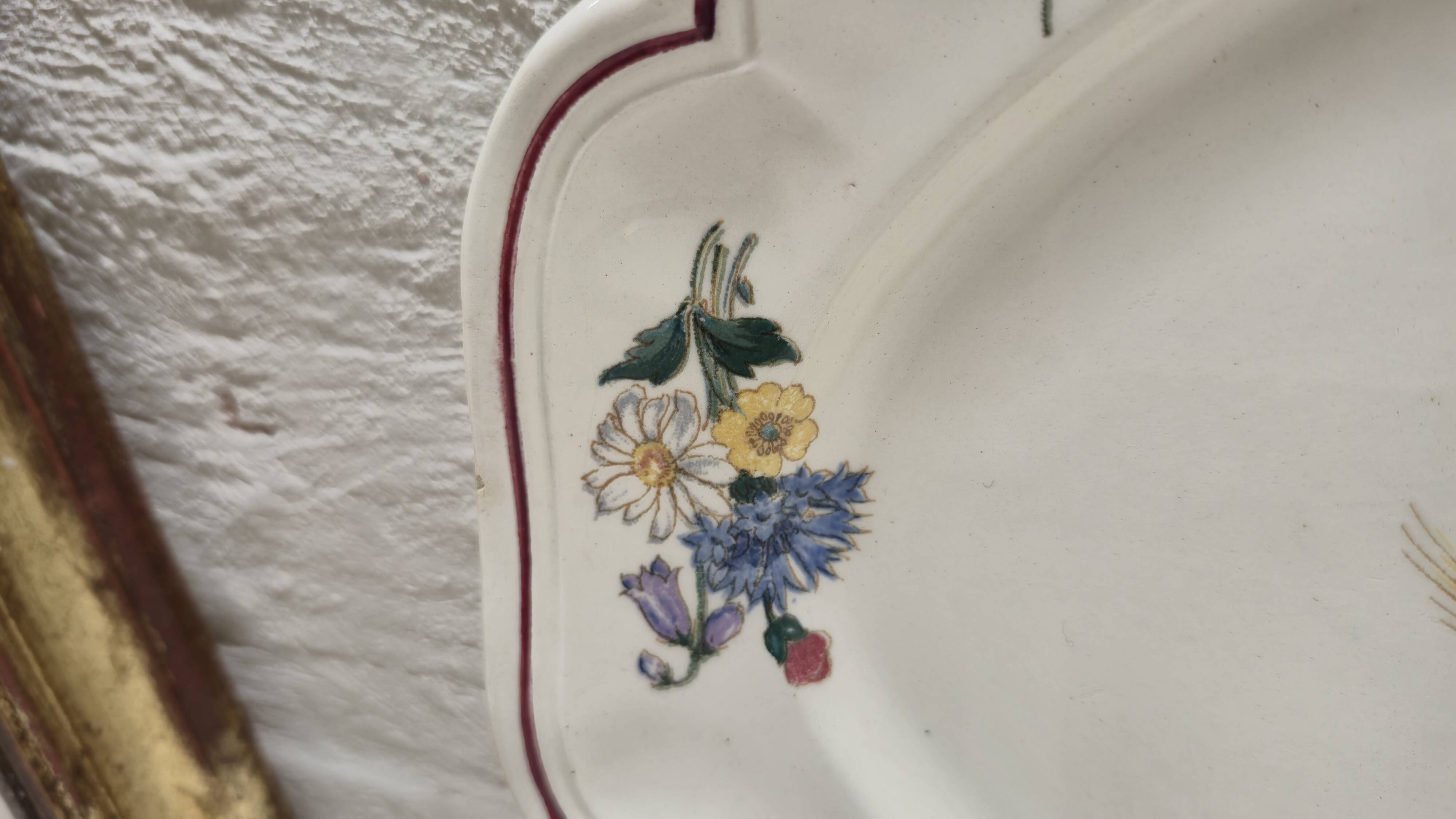Sarreguemines Agresteb oval dish