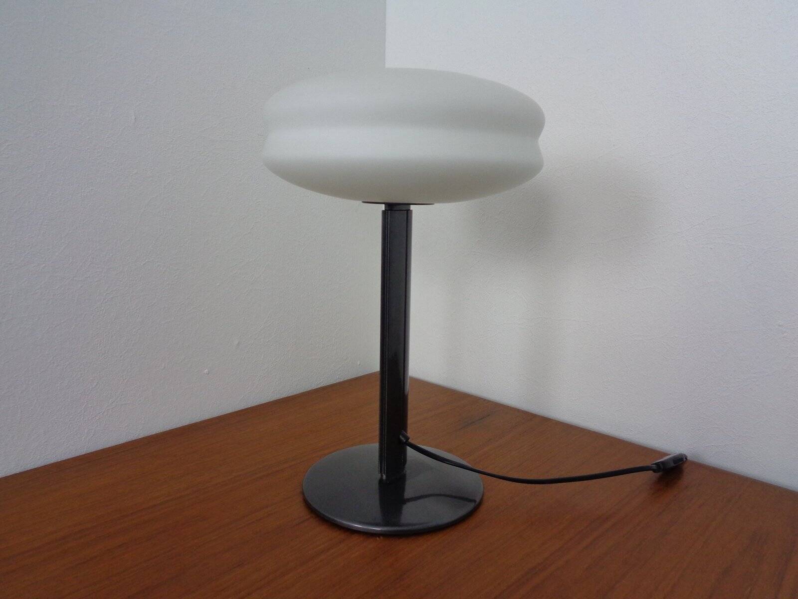 Italian Opal Glass Lamps by Stefano Marcato, Set of 2