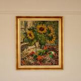 Still life with sunflowers by Gustaf Sjöö