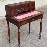 Happiness desk of the day with 19th-century storage.