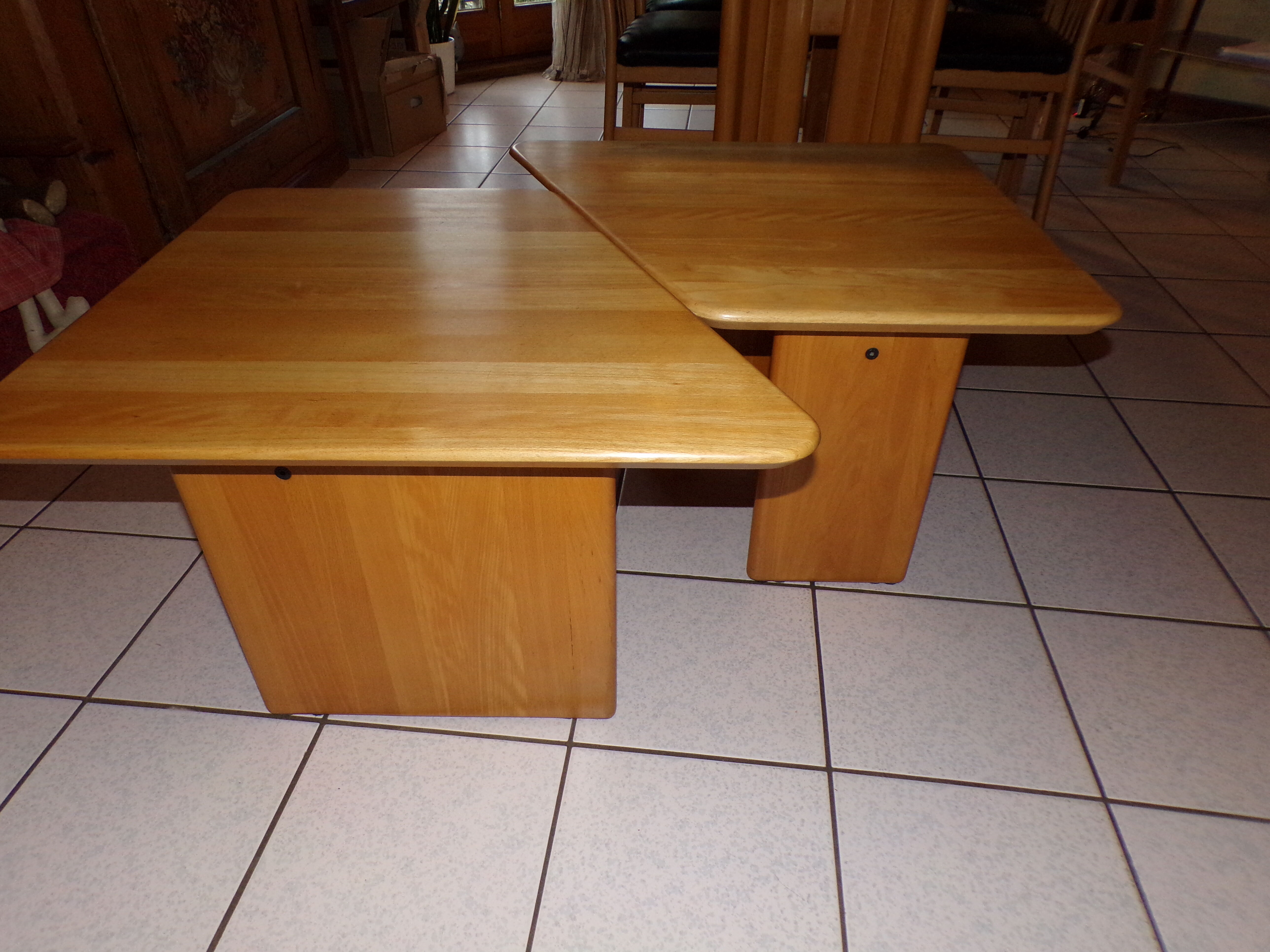 Beech wood coffee table