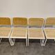 Set of 8 vintage Marcel Breuer Cesca chairs, made in italy, 1970s