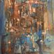 Pierre Malrieux 1920-2022 "Abstraction" Oil on Panel - Cap Ferret 1975