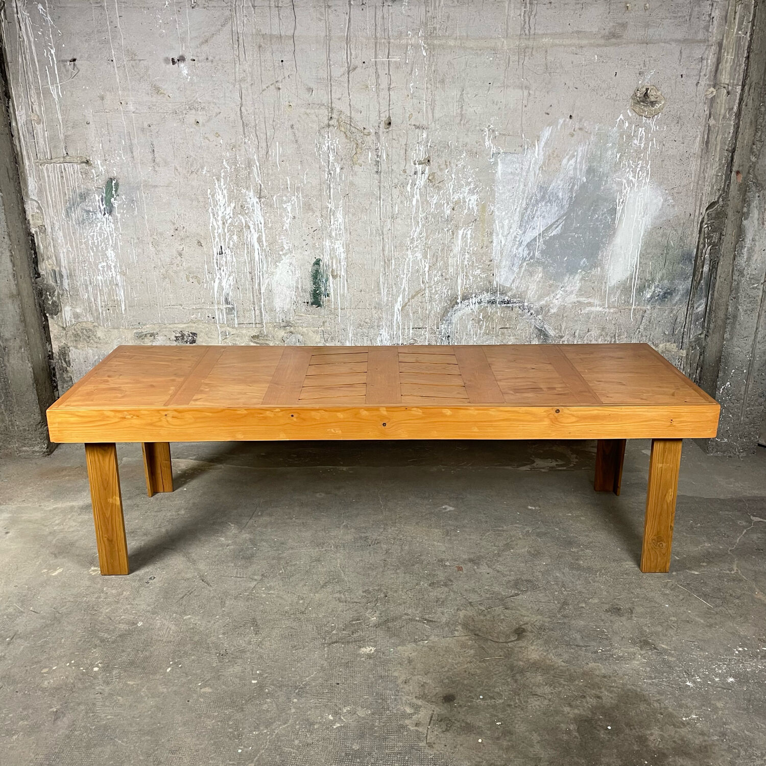 Solid pine farmhouse table 90 years