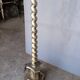 Lampadaire bois sculpté argenté epoque 1940