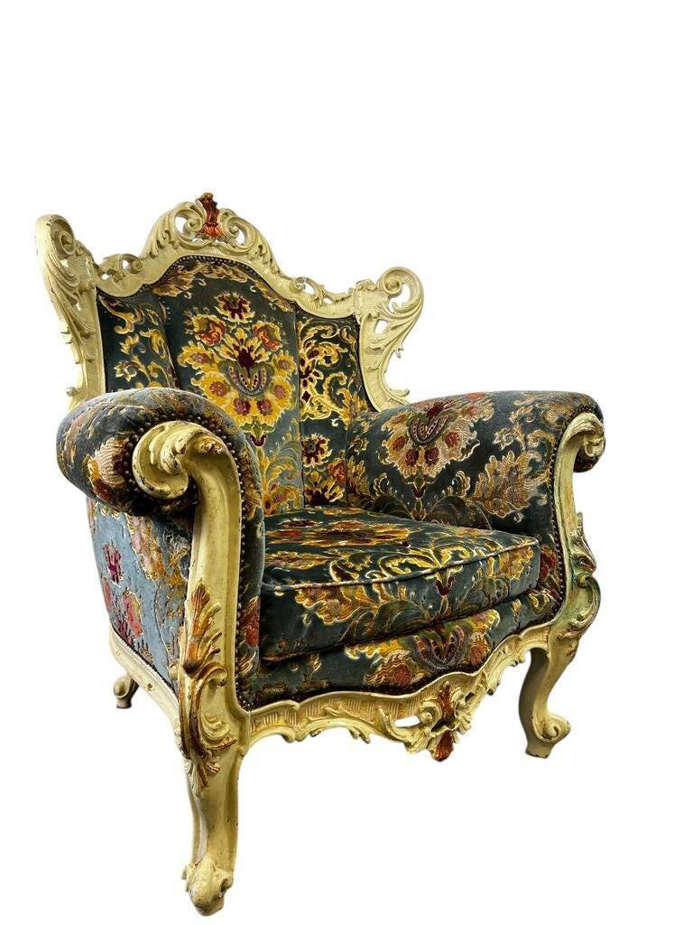 Vintage baroque armchair / armchair / armchair