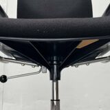 Vintage swivel office chair German model Eurochair 5600 by Fritz Makiol for Girsberger, 1970s.