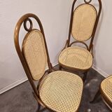 Chaises de salle à manger, bois courbé, M 17, dossier haut, 1 sur 4