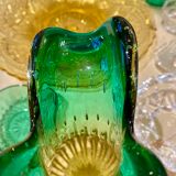 Seguso vase in Murano by Flávio Poli 70s