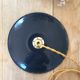 Pair of suspensions in black & white enamelled sheet metal