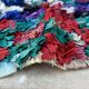 Tapis Marocain Boucherouite coloré - 92 x 183 cm
