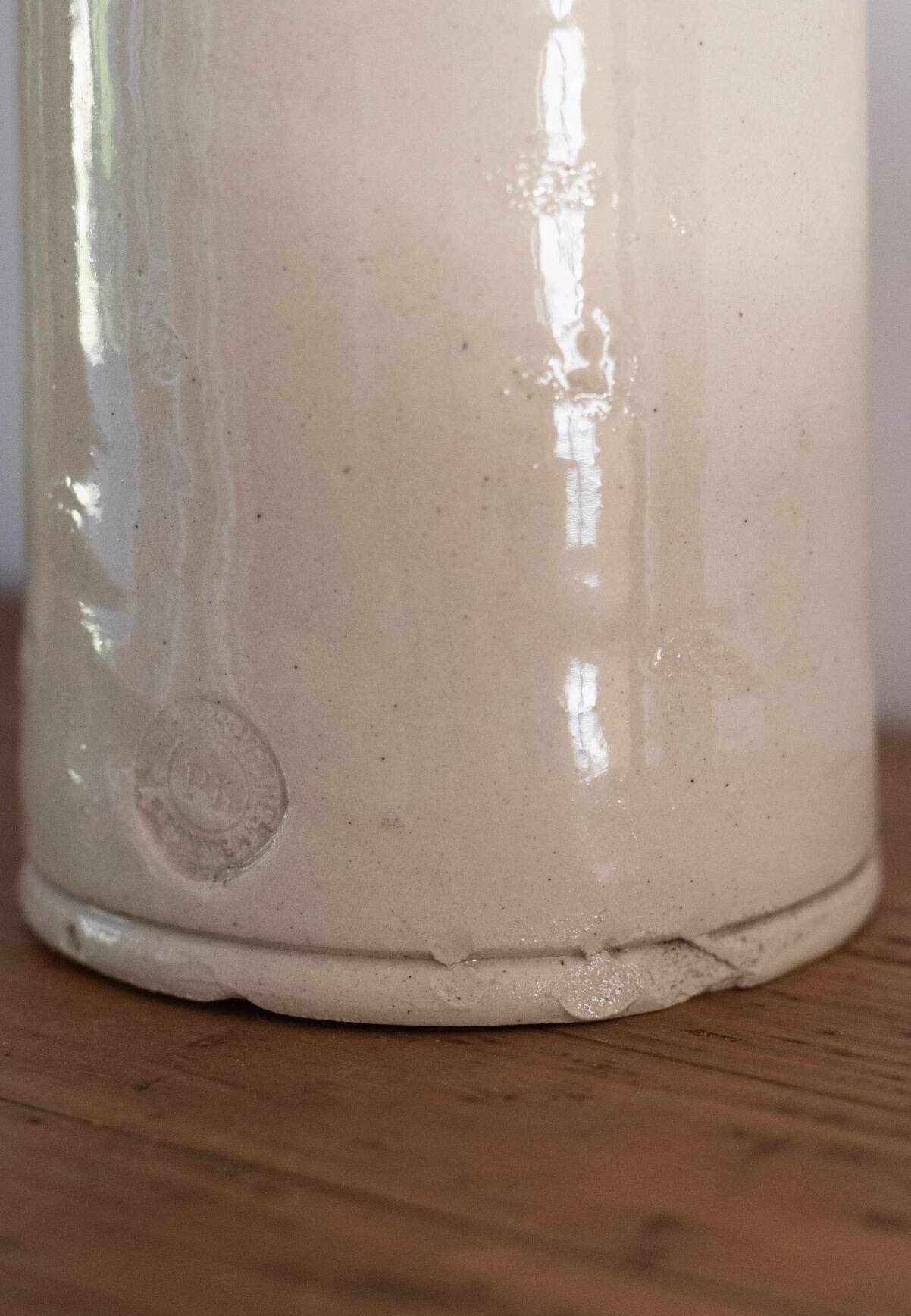 Vintage stoneware bottle Pont des Vernes