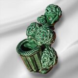 Spaghetti Noodles Ceramic Poodle Color Green Italy