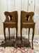 Paire de tables de chevets de style Louis XV en merisier