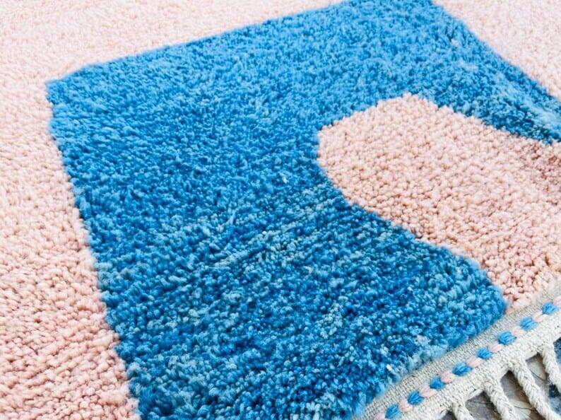 Handmade Beni Mrirt rug