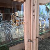 Vintage light wood display case