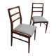 Paire de chaises en Teck africain