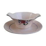 Pink earthenware sausage from Digoin Sarreguemines model 9177