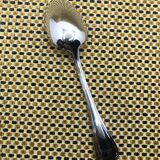 Large silver-plated spoon from Christofle, Pompadour model