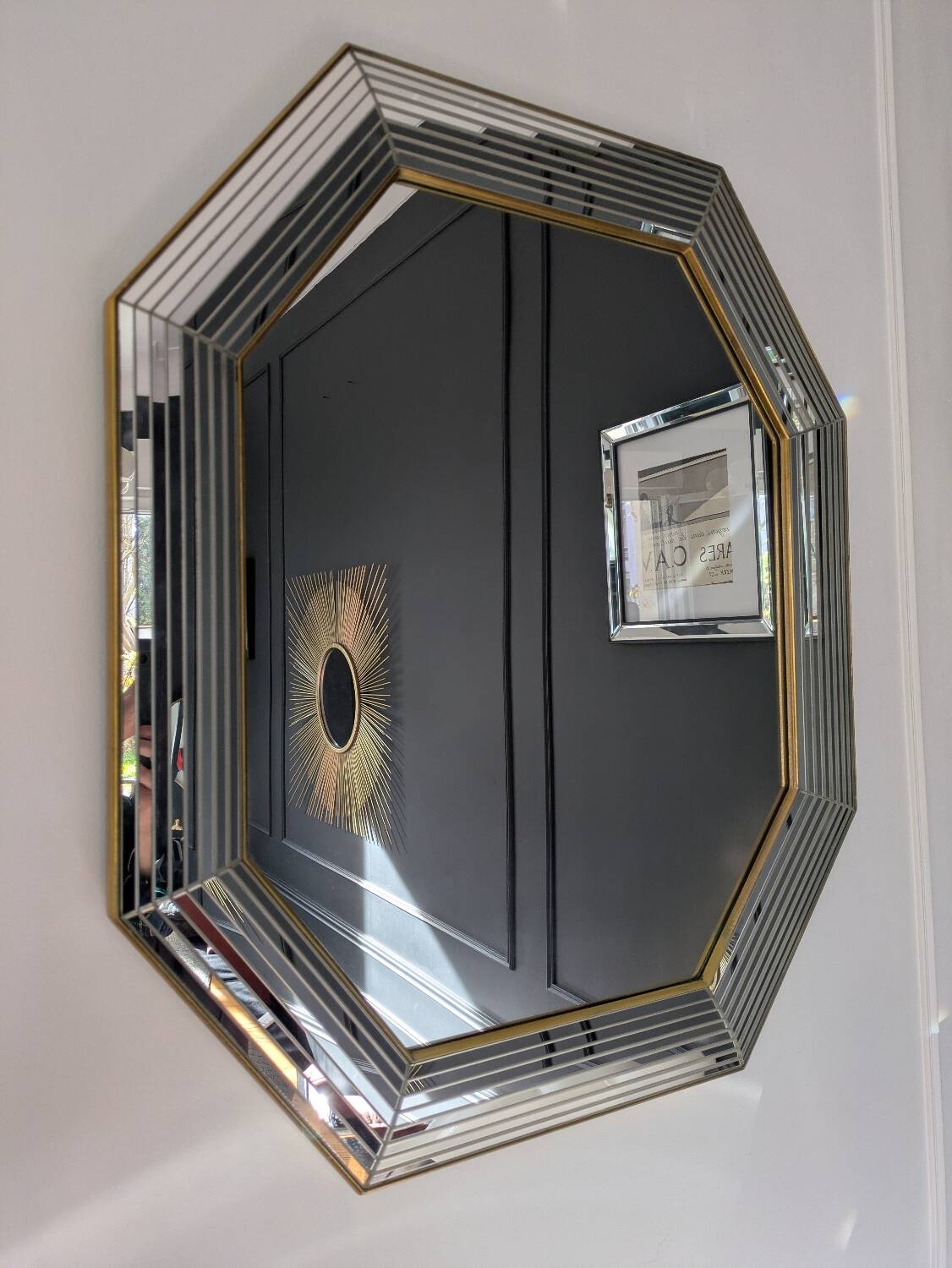 Vintage mirror by Jean Deknudt