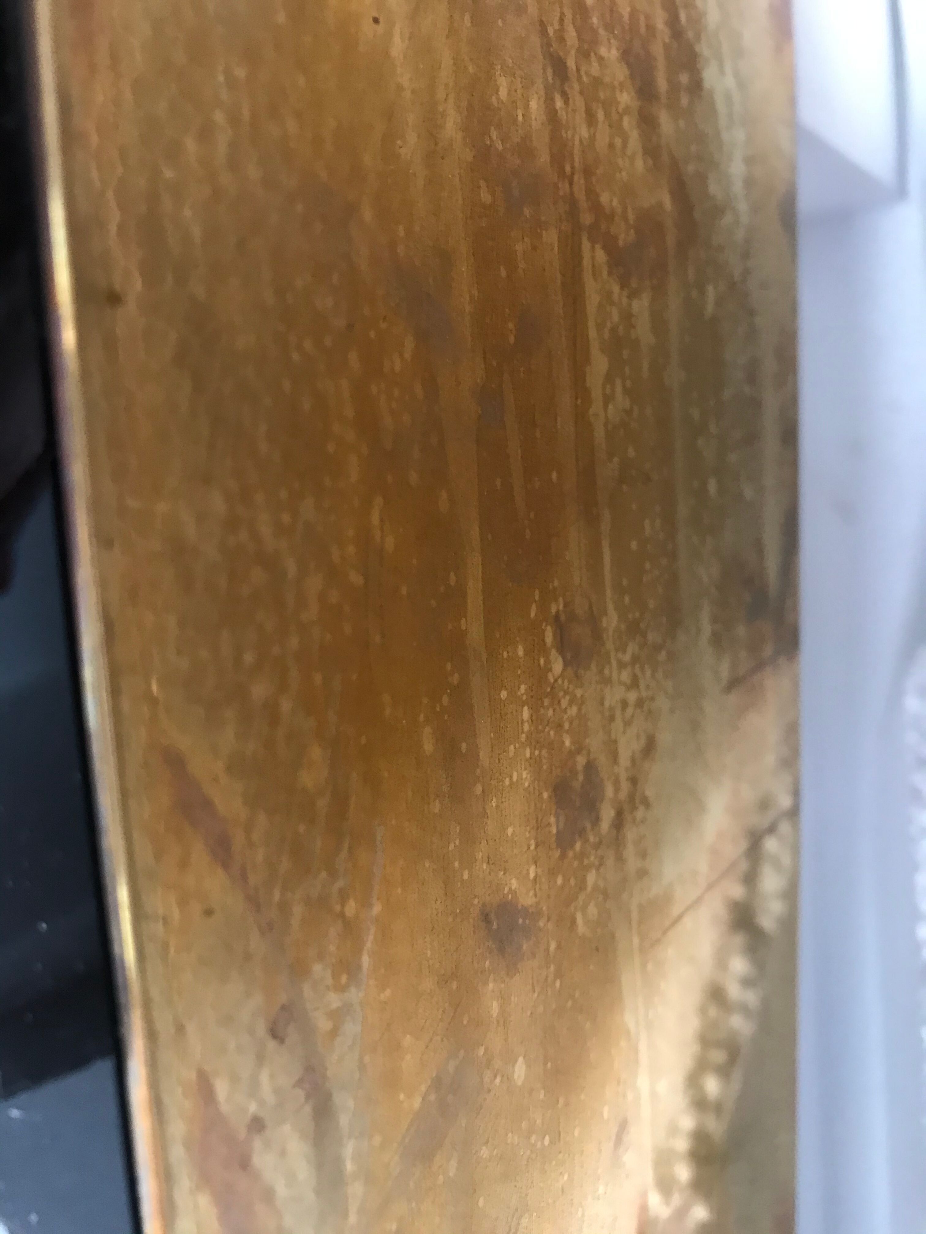 Brass smoked glass lounge coffee table