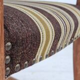 1970s, set 6 pcs of Danish dinning chairs, original good condition, oak wood.