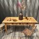 3-drawer farmhouse table