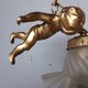 Hanging chandelier / bronze angel dore ep 1940/50