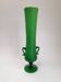 Large green opaline vase from Italy